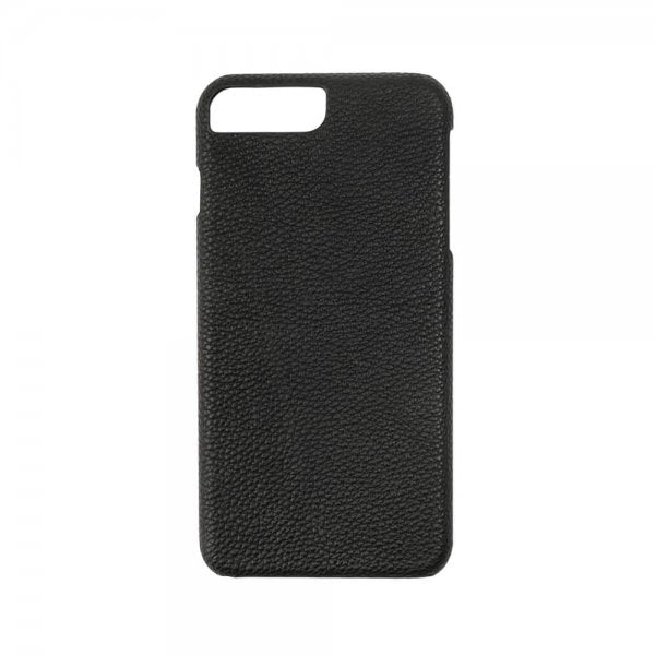 Onsala iPhone 6/6S Plus/iPhone 7 Plus/iPhone 8 Plus Deksel Ekte Skinn Svart