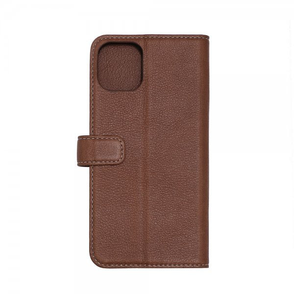Onsala iPhone 11 Pro Max Etui Ekte Skinn Brun