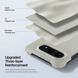 Dux Ducis iPhone Duo Deksel Piel Series MagSafe Beige