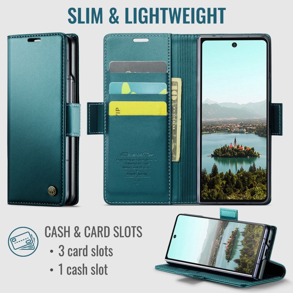 CaseMe Samsung Galaxy Z Fold 8 Ultra Etui 023 Series Grønn