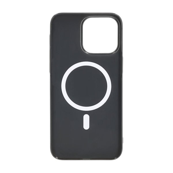 iPhone 15 Pro Max Deksel TPU MagSafe Glatt Svart