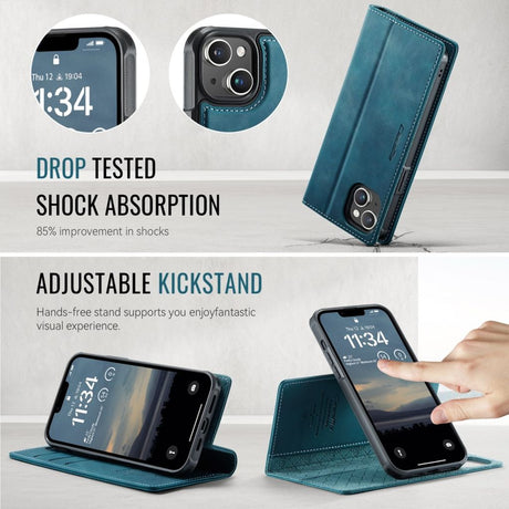 CaseMe iPhone 15 Etui C49 Series Grønn