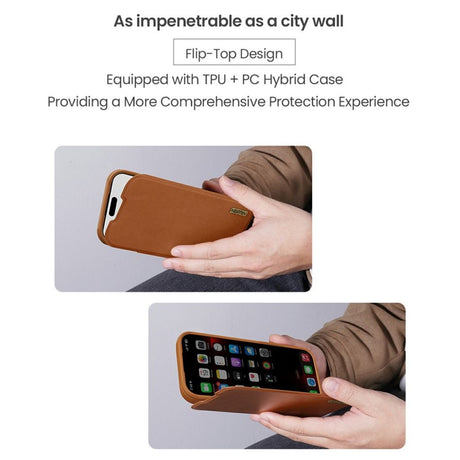 Nillkin iPhone 17 Pro/iPhone 18 Pro Etui Qin Pro Svart