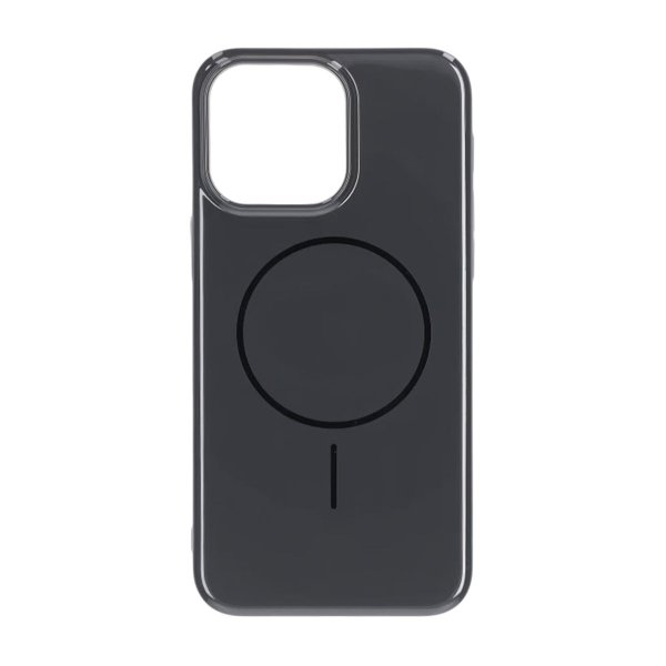 iPhone 15 Pro Max Deksel TPU MagSafe Glatt Svart