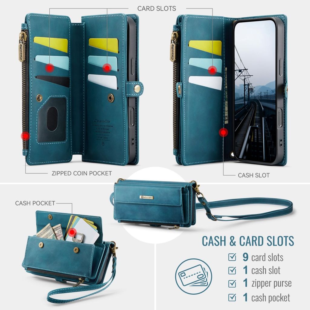 CaseMe iPhone 17 Pro/iPhone 18 Pro Etui C39 Series Grønn
