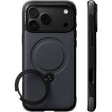 Torras iPhone 18 Pro Deksel Ostand Q3 Rugged Jet Black