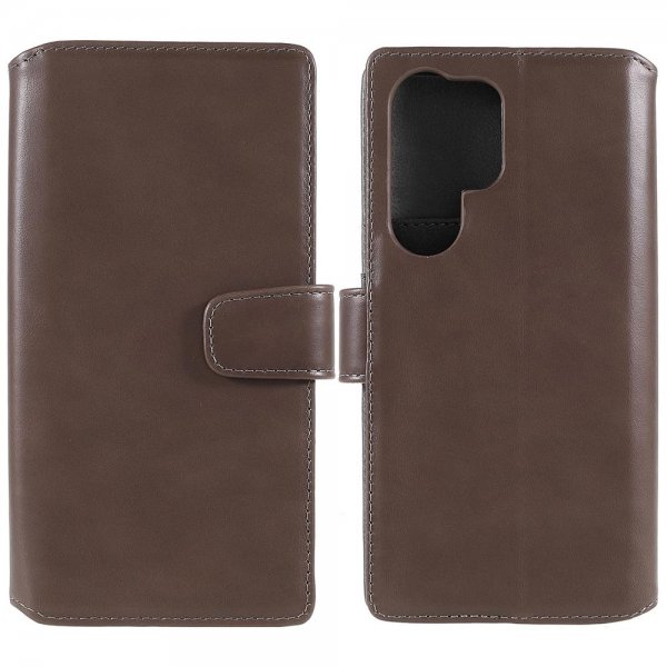 Nordic Covers Samsung Galaxy S22 Ultra Etui Essential Leather Moose Brown