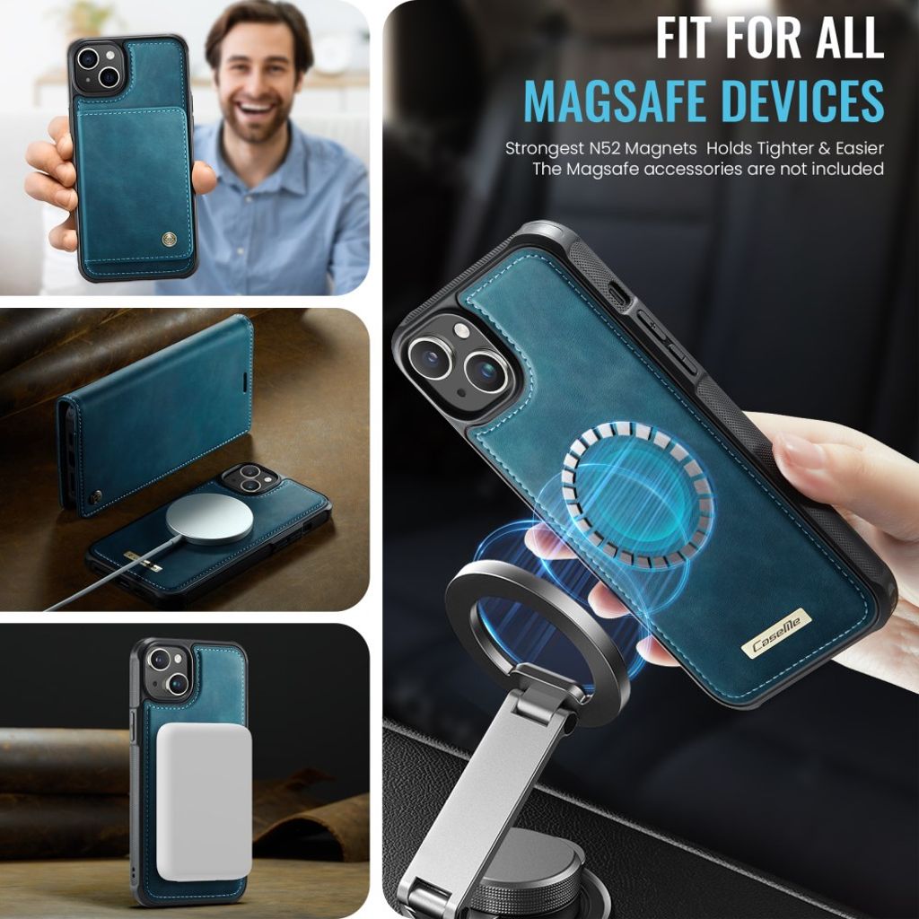 CaseMe iPhone 15 Etui C49 Series Grønn
