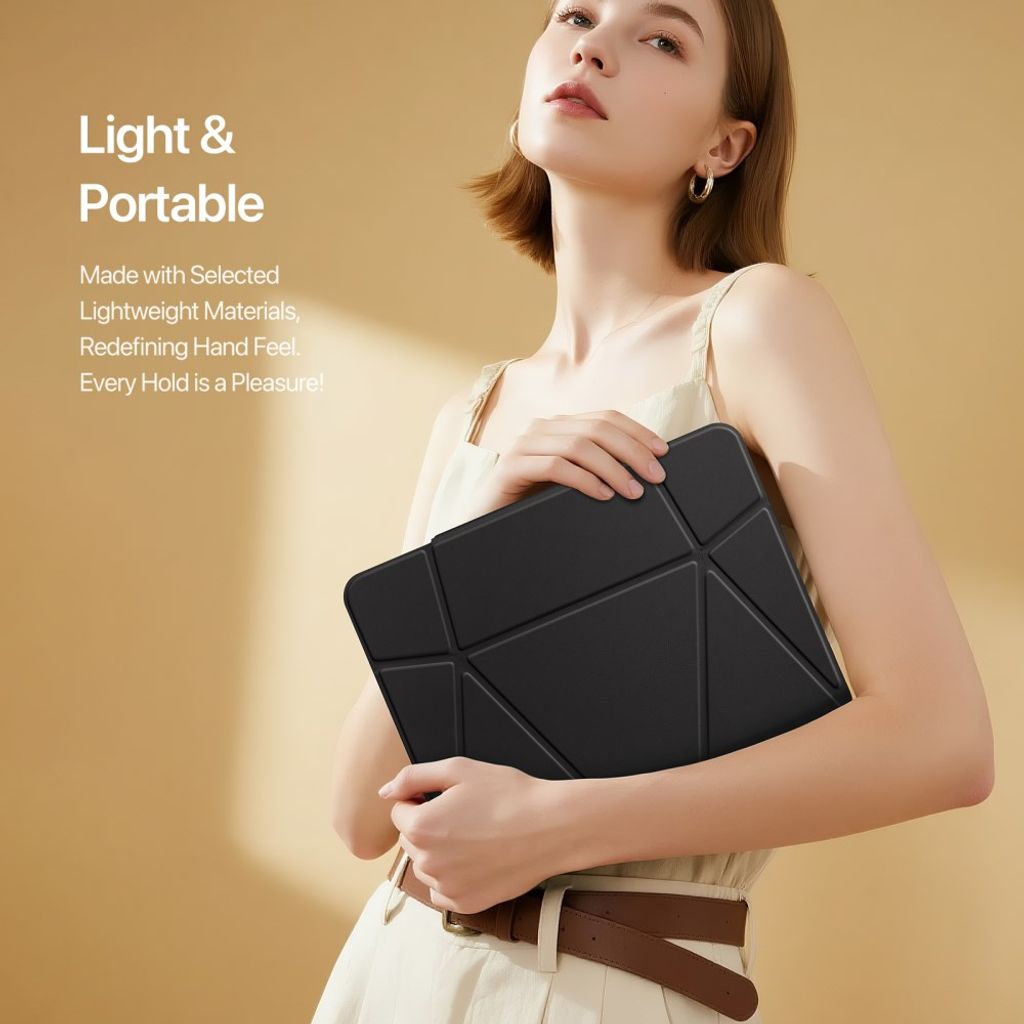 Dux Ducis Samsung Galaxy Tab S11 Ultra/S12 Ultra Etui Vers Series Svart