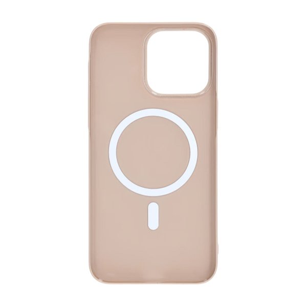 iPhone 15 Pro Max Deksel TPU MagSafe Glatt Gull