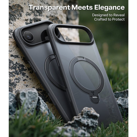 Torras iPhone Air Deksel Ostand Q3 Spin Obsidian Black