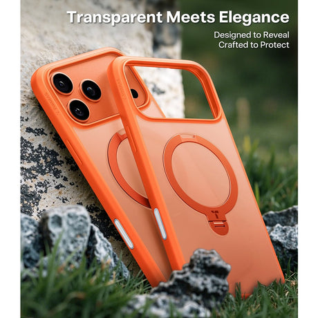 Torras iPhone 17 Pro Deksel Ostand Q3 Spin Energy Oransje