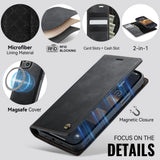 CaseMe iPhone 13 Etui C49 Series Svart