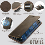 CaseMe iPhone 15 Etui C49 Series Brun