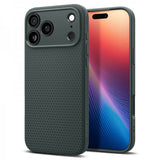 Spigen iPhone 17 Pro Max Deksel Liquid Air Abyss Green