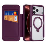 Dux Ducis iPhone 17 Pro Max/18 Pro Max Etui Skin X Pro Series Kickstand MagSafe Rød