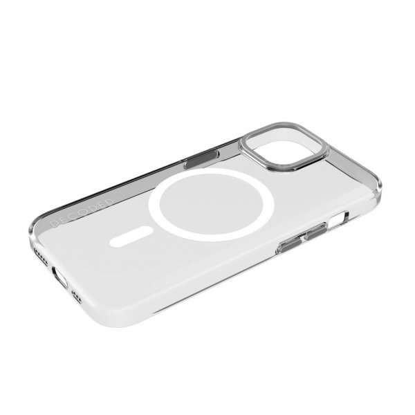 Decoded iPhone 15 Deksel Recycled Plastic Clear Case Transparent