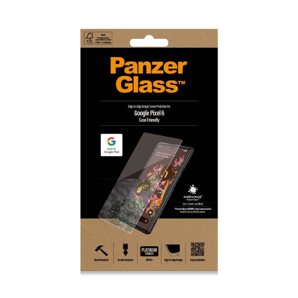 PanzerGlass Google Pixel 6 Skjermbeskytter CaseFriendly