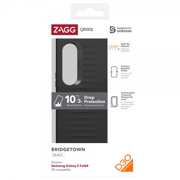 Gear4 Samsung Galaxy Z Fold 4 Deksel Bridgetown Svart