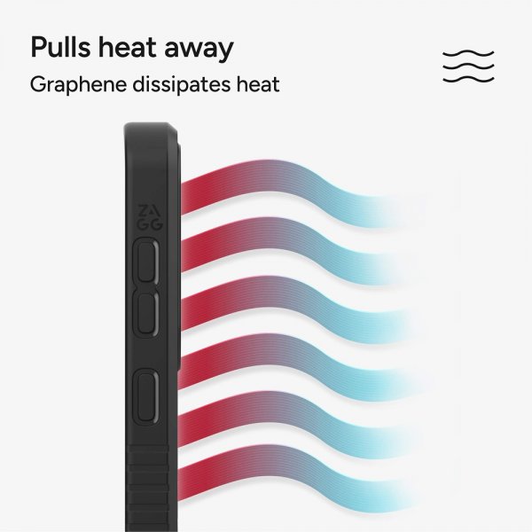 Zagg Samsung Galaxy S25 Deksel Denali Kickstand Svart