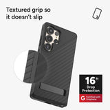 Zagg Samsung Galaxy S25 Ultra Deksel Denali Kickstand Svart