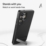 Zagg Samsung Galaxy S25 Ultra Deksel Denali Kickstand Svart