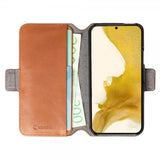 Krusell Samsung Galaxy S22 Plus Etui Leather PhoneWallet Cognac