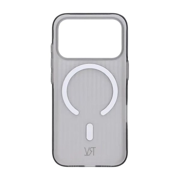 Rvelon iPhone 17 Pro Deksel Korrugerte MagSafe Grå