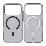 Rvelon iPhone 17 Pro Deksel Korrugerte MagSafe Svart
