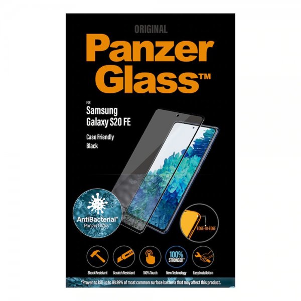 PanzerGlass Samsung Galaxy S20 FE Skjermbeskytter CaseFriendly Edge-to-Edge