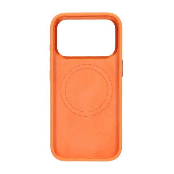 iPhone 17 Pro Max Deksel Silikon MagSafe Oransje