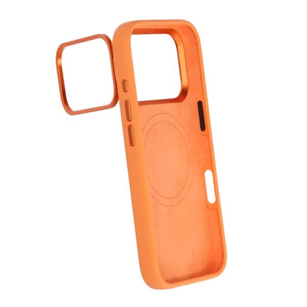iPhone 17 Pro Max Deksel Silikon MagSafe Oransje
