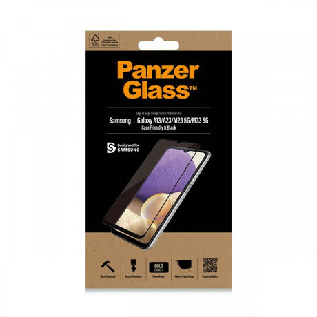 PanzerGlass Samsung Galaxy A13 4G Skjermbeskytter Case Friendly
