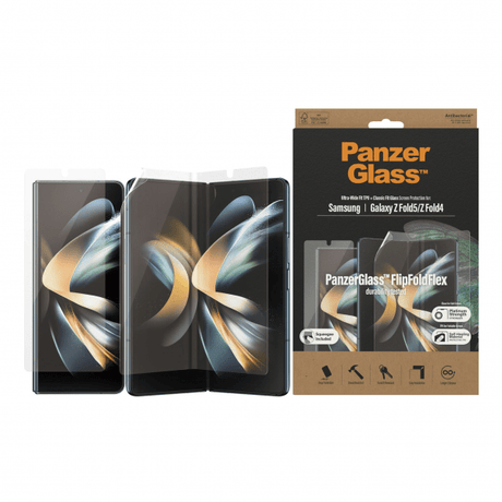 PanzerGlass Samsung Galaxy Z Fold 4/Fold 5 Skjermbeskytter FlipFoldFlex Ultra-Wide Fit TPU + Classic Fit Glass