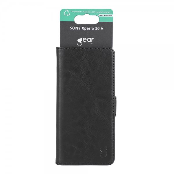 Gear Sony Xperia 10 V Etui med Kortlomme Svart