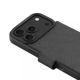 agood company iPhone 17 Pro Max/iPhone 18 Pro Max Etui Sirkulært lommeboketui Svart