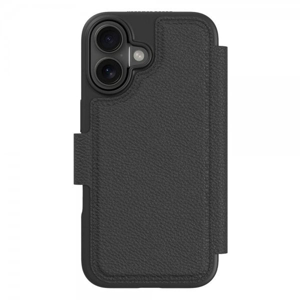 agood company iPhone 16 Etui Sirkulært Lommeboketui Svart