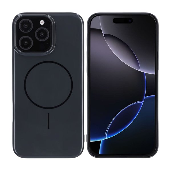 iPhone 16 Pro Max Deksel TPU MagSafe Glatt Svart