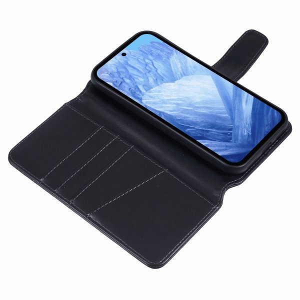 Nordic Covers Google Pixel 8a Etui Essential Leather Raven Black