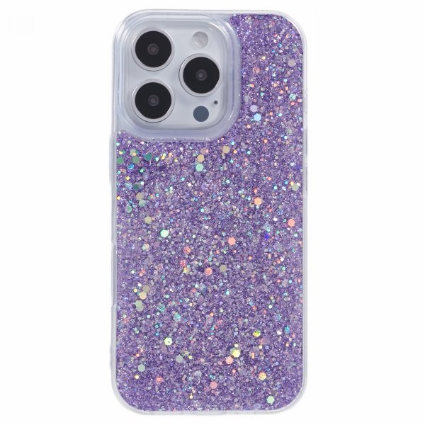 Nordic Covers iPhone 16 Pro Max Deksel Sparkle Series Lilac Purple