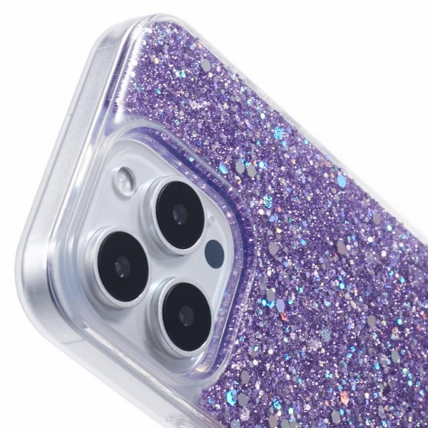 Nordic Covers iPhone 16 Pro Max Deksel Sparkle Series Lilac Purple