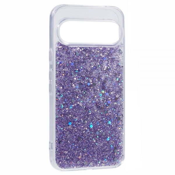 Nordic Covers Google Pixel 9/Pixel 9 Pro Deksel Sparkle Series Lilac Purple