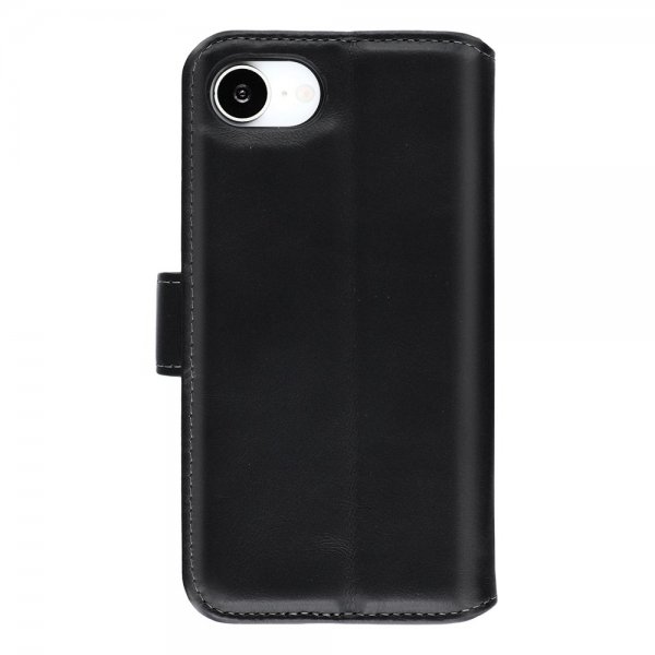 Nordic Covers iPhone 16e/17e Etui Essential Leather Raven Black