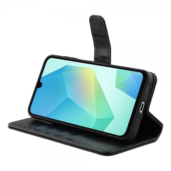 Nordic Covers Samsung Galaxy A16 Etui Essential Leather Raven Black