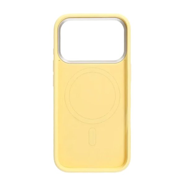 iPhone 17 Pro Deksel Silikon MagSafe Gul
