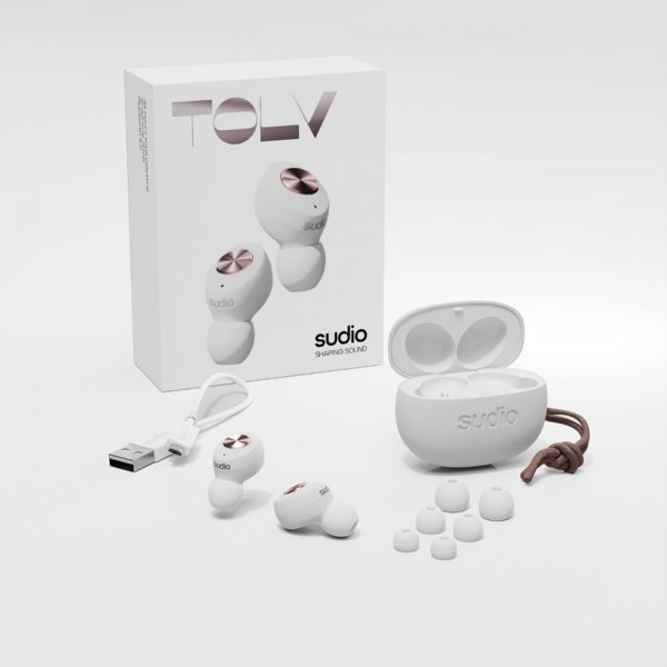 Sudio Tolv Trådløsa Hodetelefoner True Wireless In-Ear Hvit