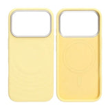 iPhone 17 Pro Max Deksel Silikon MagSafe Gul