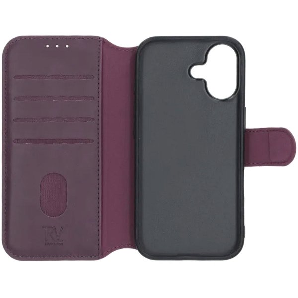 Rvelon iPhone 17 Etui 4 Kortlomme MagSafe Lilla