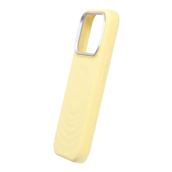 iPhone 17 Pro Max Deksel Silikon MagSafe Gul