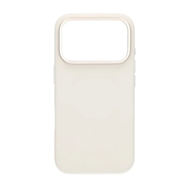 iPhone 17 Pro Max Deksel Silikon MagSafe Hvit